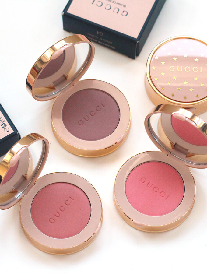 Gucci Blush de Beaute flatlay